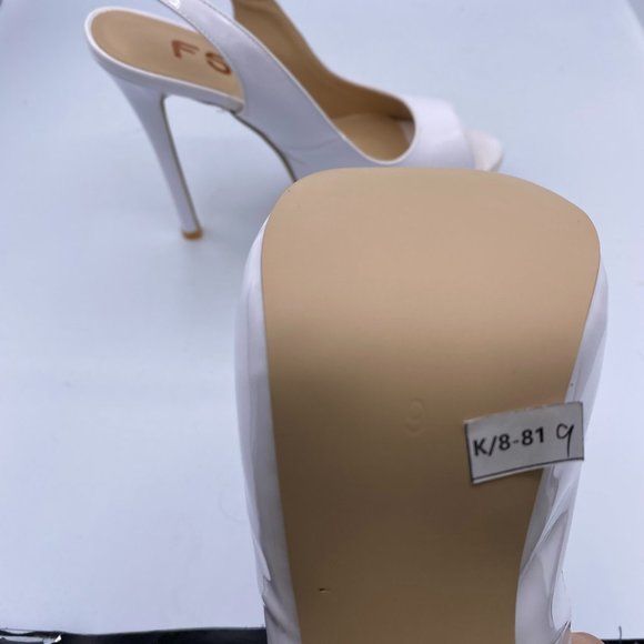 FSJ Peep Toe Extreme High Heels Platform Sandals - Picture 9 of 9